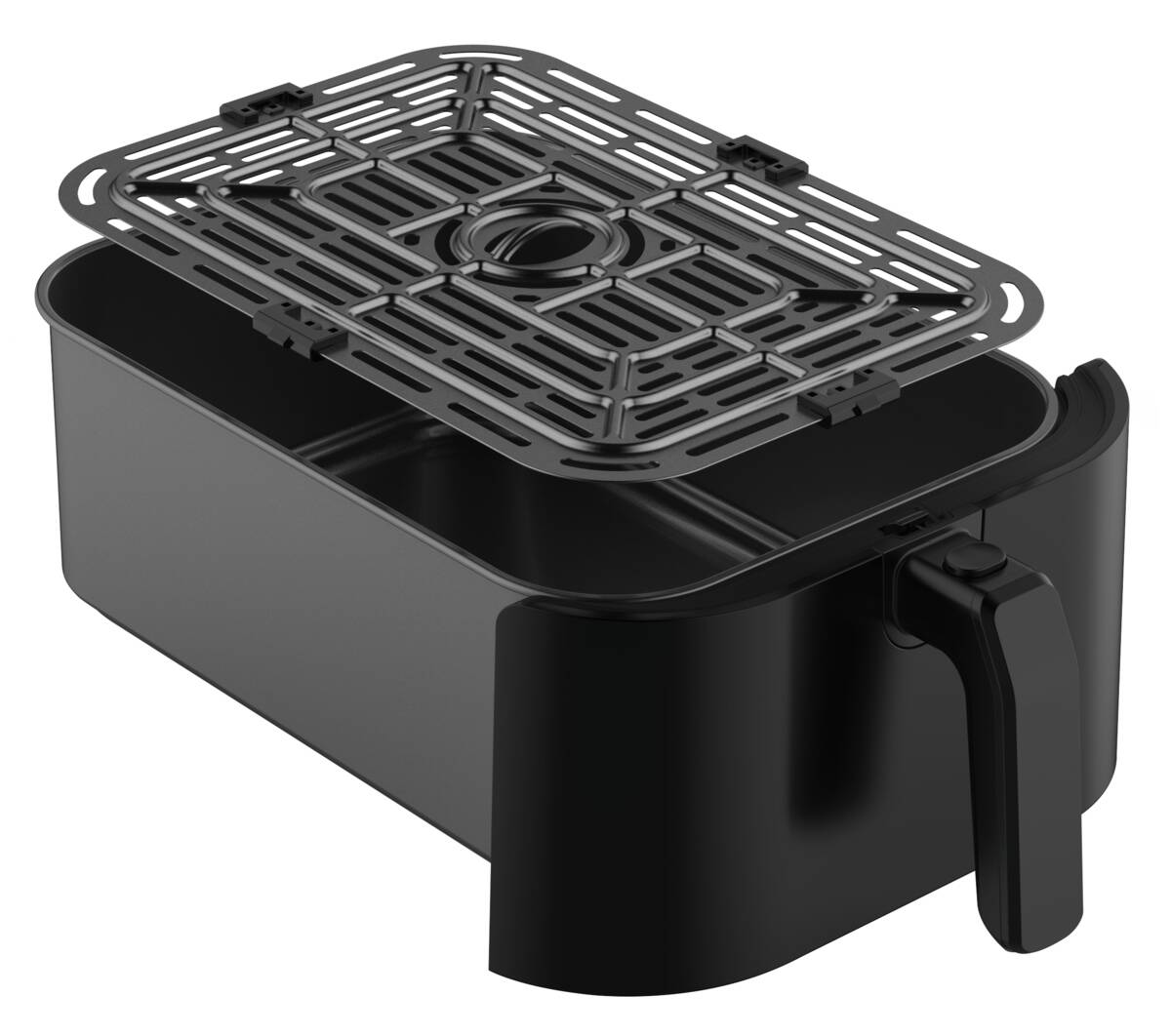 Inventum Inventum GF801HLDB zwart-RVS