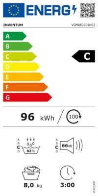 Inventum Inventum VDW8030B zwart