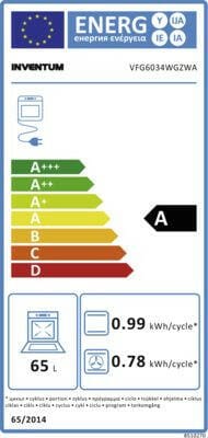Inventum Inventum VFG6034WGZWA zwart