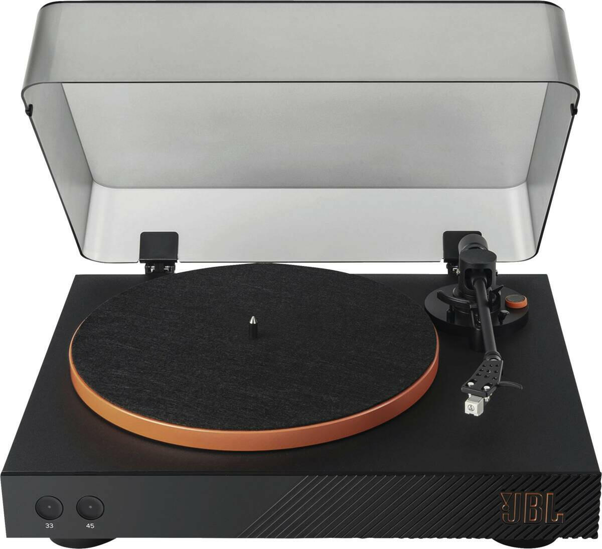 JBL Spinner BT Turntable zwart-oranje.