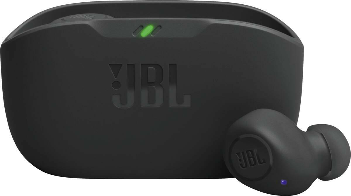 JBL Wave Buds zwart.