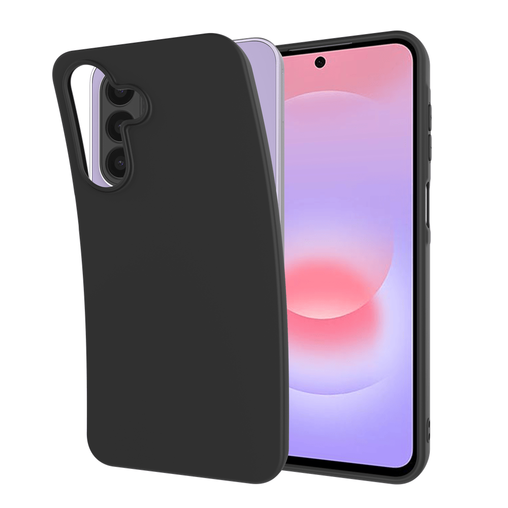 Just in Case Just in Case Galaxy A27 Zero% Soft TPU Back Cover Zwart