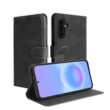 Just in Case Just in Case Galaxy A57 Prime Leather Wallet Case Zwart