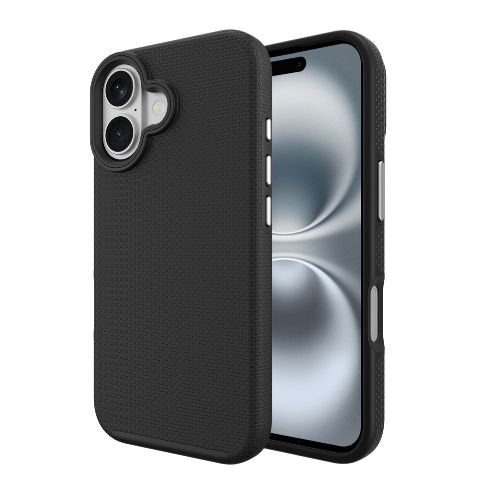 Just in Case Just in Case iPhone 17 ArmorGrip Rugged Back Cover Zwart