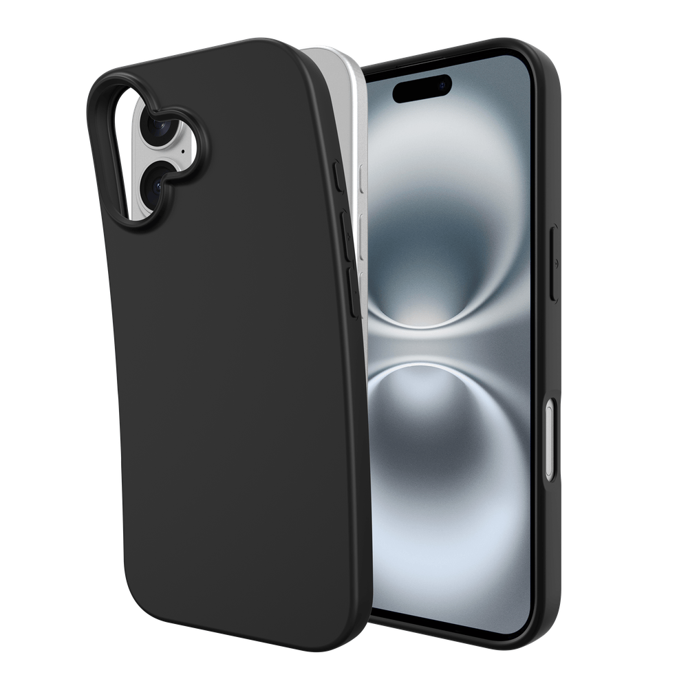 Just in Case Just in Case iPhone 17 Zero% Soft TPU Back Cover Zwart