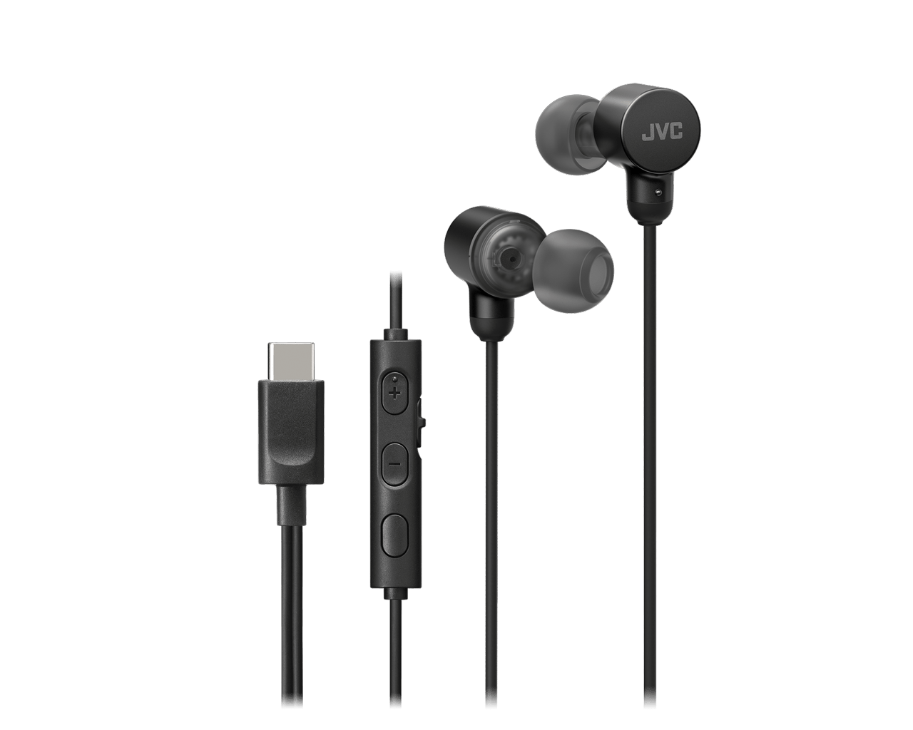 JVC JVC HA-FR29UC-BU Wired USB-C Zwart