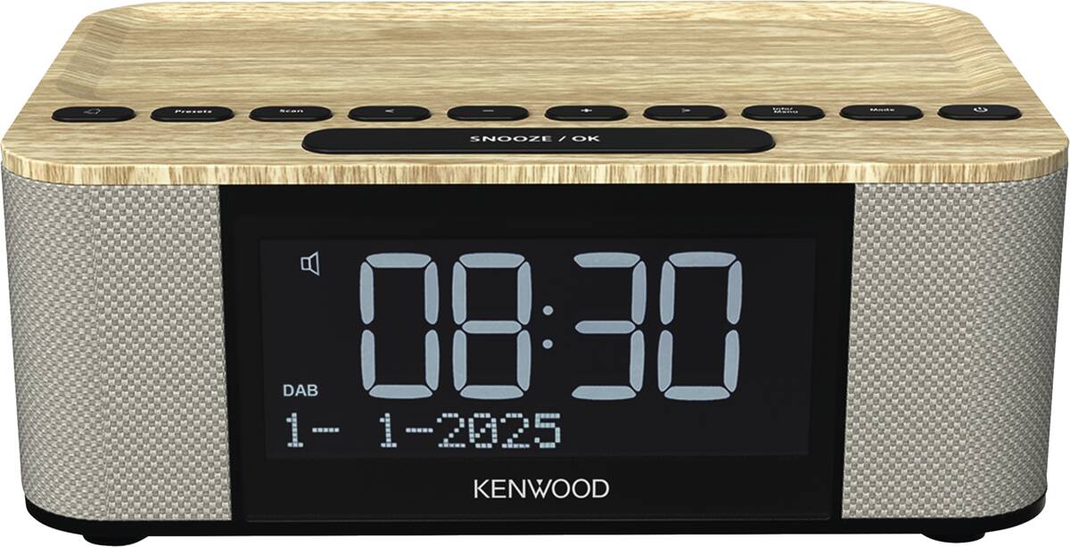 Kenwood Kenwood CR-ST55DAB-M met Bluetooth DAB+ hout