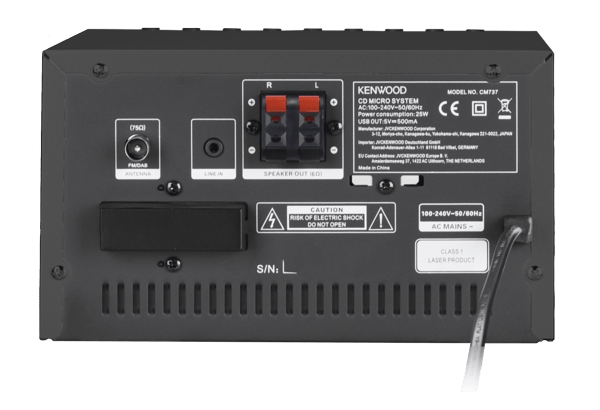 Kenwood Kenwood M-7000S-B zwart