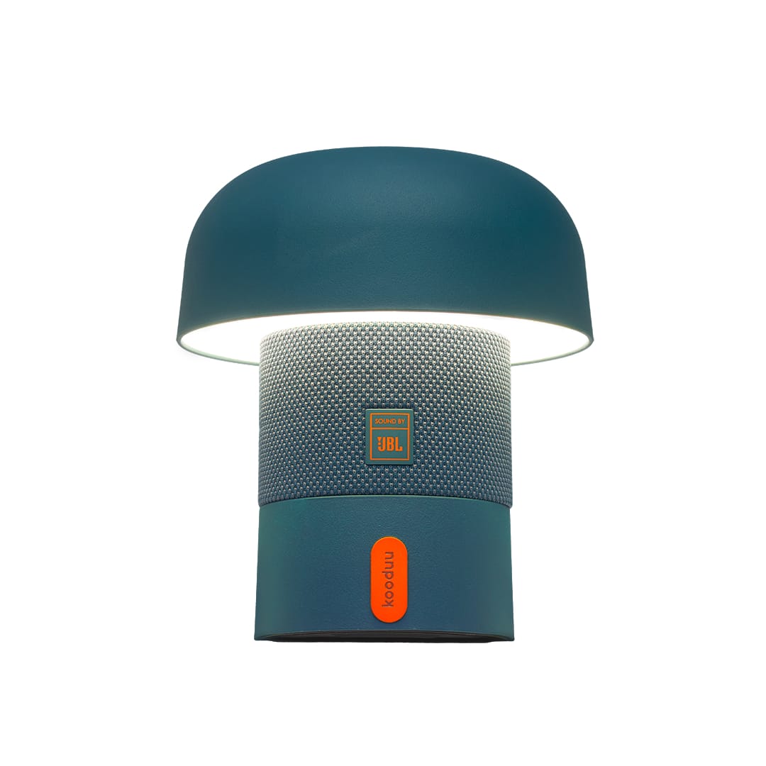 Kooduu Kooduu Sensa Play Mini Portable Speaker Lamp Deep Aquamarine