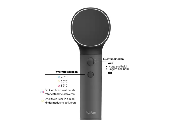 Laifen Laifen Neo Hair Dryer Shadow Black
