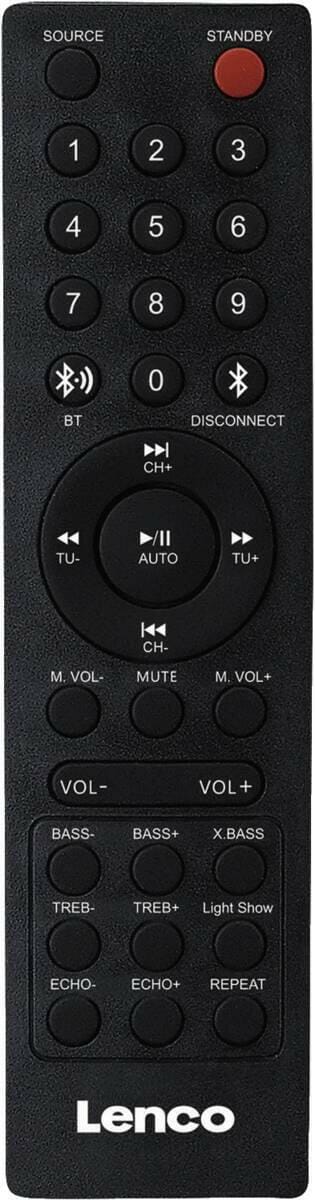 Lenco Lenco PA-260BK zwart