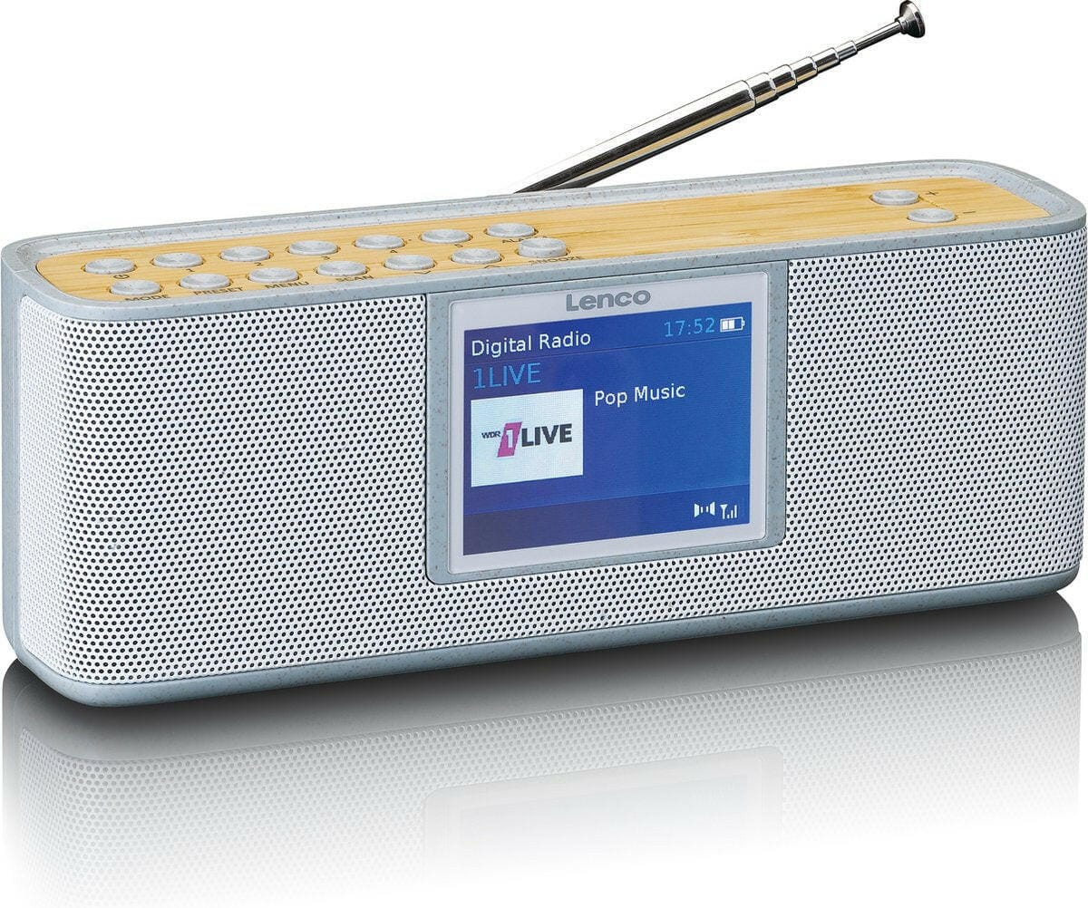 Lenco RADIO DAB/FM 2,4" COLOR DISPLAY, BT, RECH. BATT. ECO