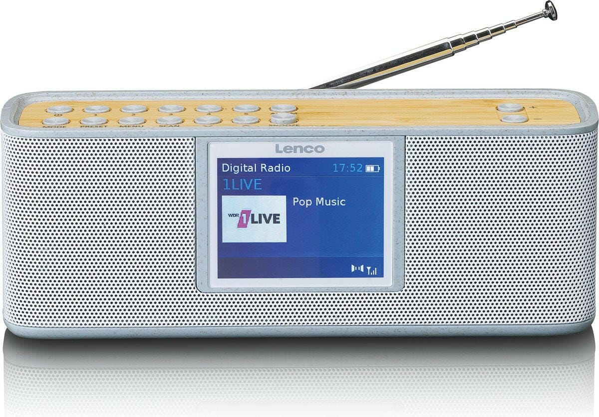Lenco RADIO DAB/FM 2,4" COLOR DISPLAY, BT, RECH. BATT. ECO
