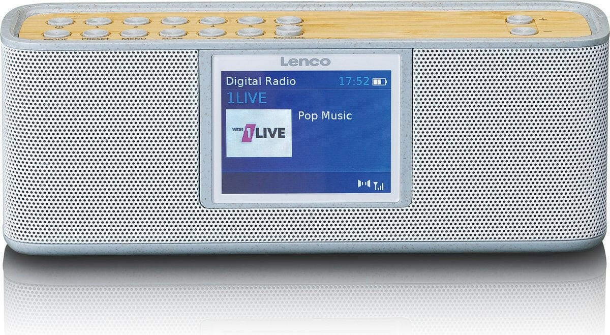 Lenco RADIO DAB/FM 2,4" COLOR DISPLAY, BT, RECH. BATT. ECO