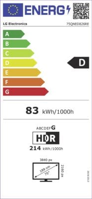 LG LG 75QNED826RE