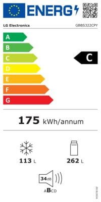 LG LG GBBS322CPY zilver