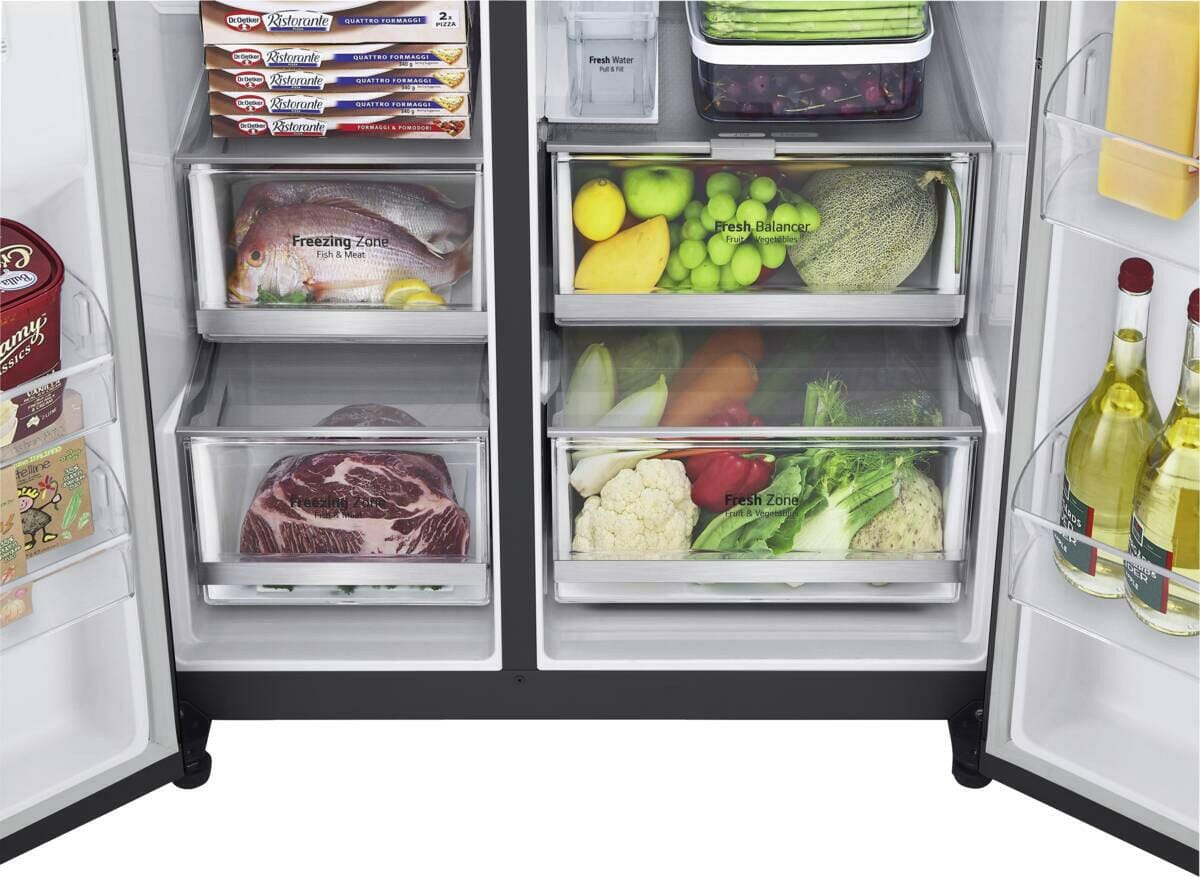 LG LG GSXV81MCLE mat zwart