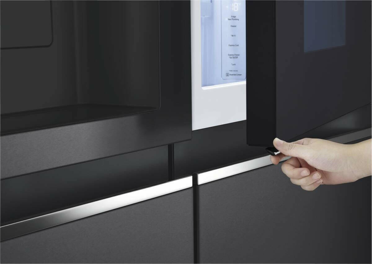 LG LG GSXV81MCLE mat zwart