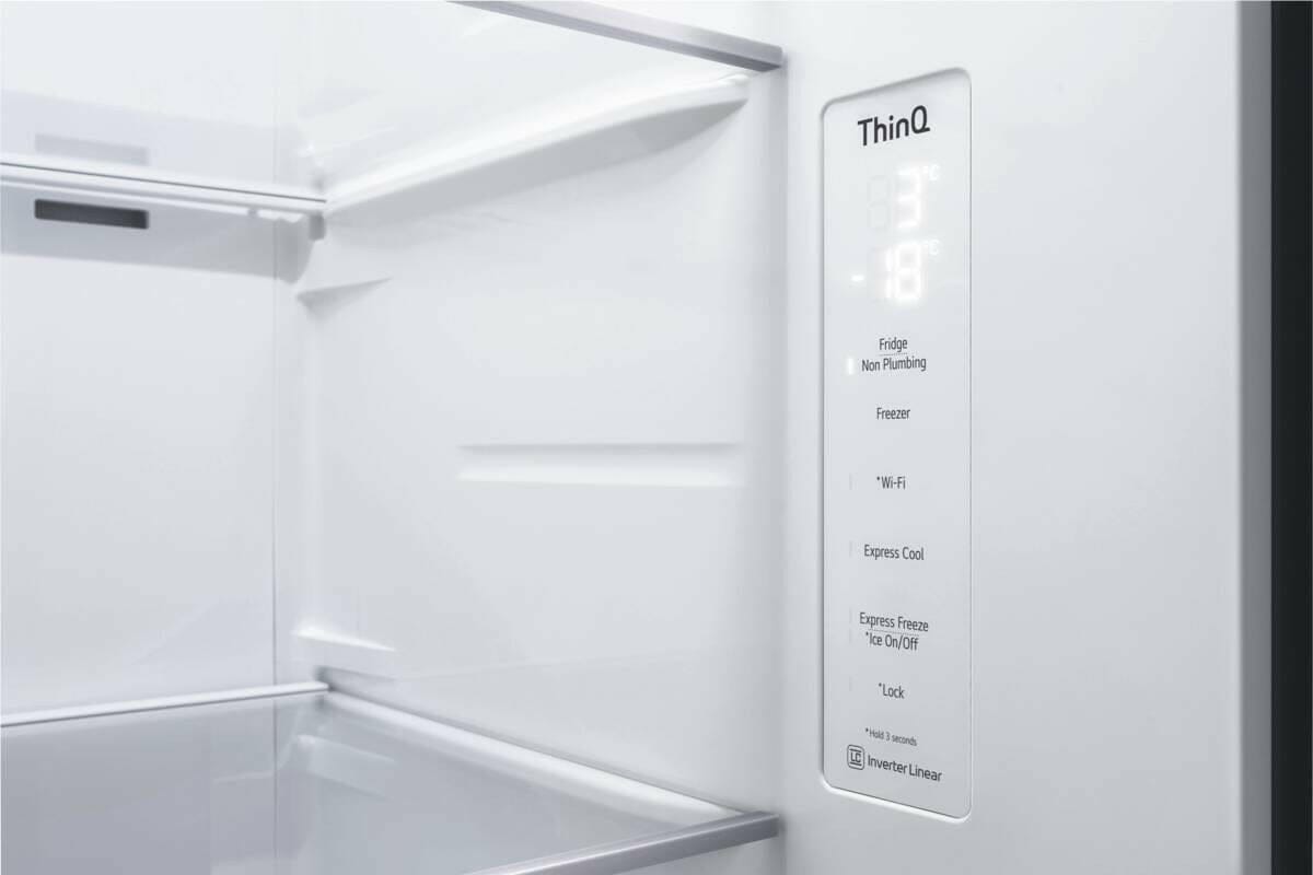 LG LG GSXV81MCLE mat zwart