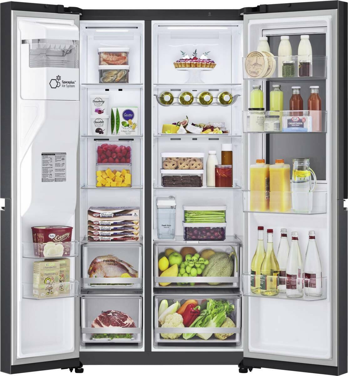 LG LG GSXV81MCLE mat zwart