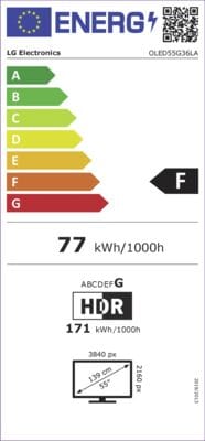 LG LG OLED55G36LA zilver