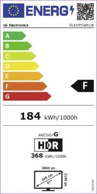 LG LG OLED97G45LW