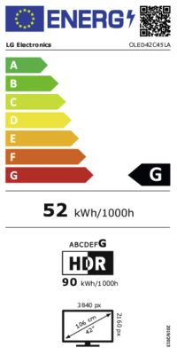 LG OLED42C45LA - EP:Tummers