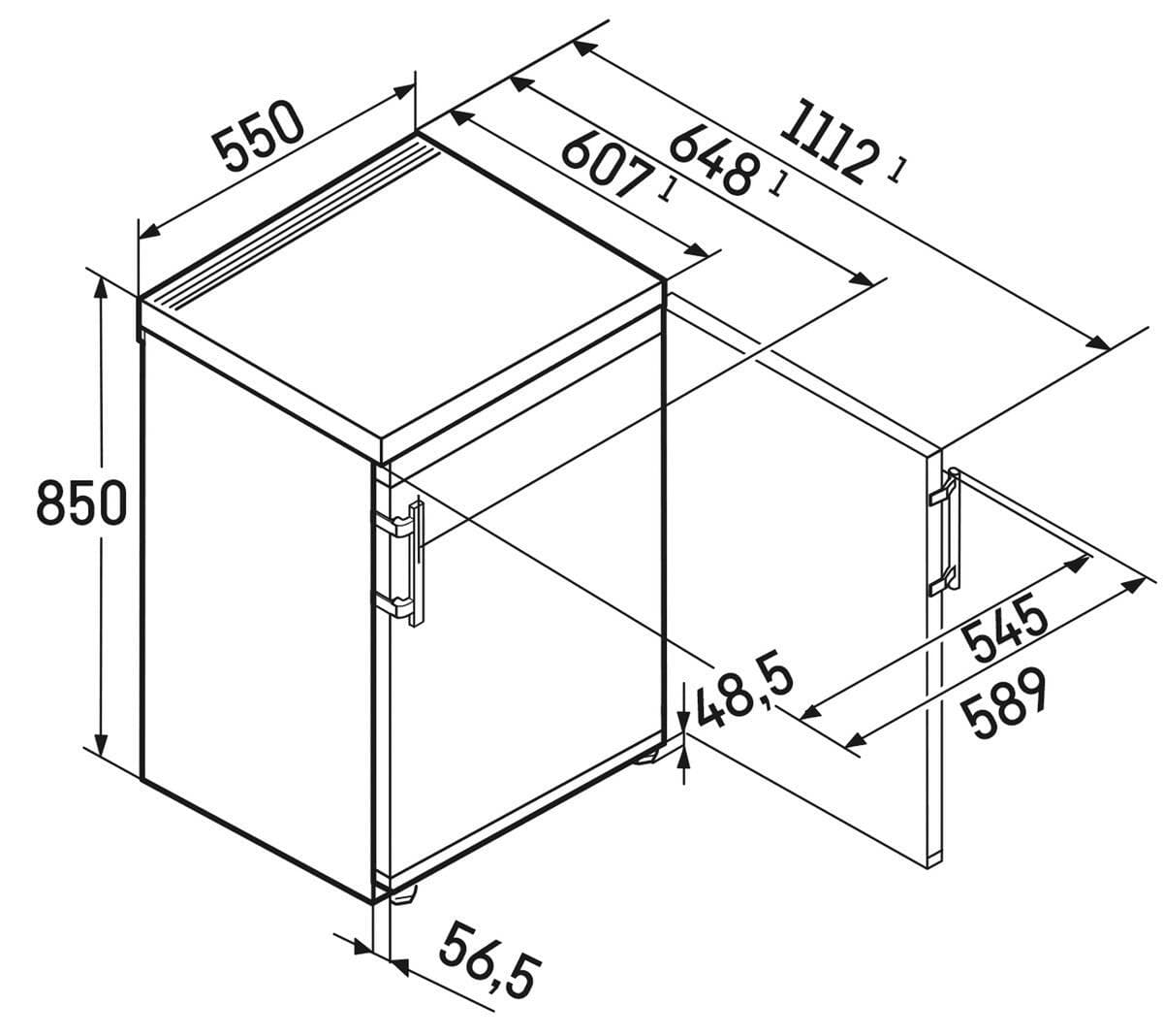 Liebherr Liebherr Re 1400-20 wit