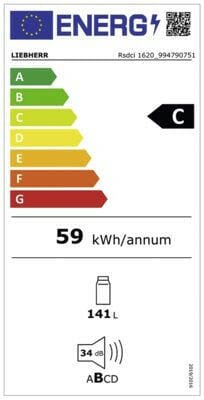 Liebherr Liebherr Rsdci 1620-20 staalgrijs