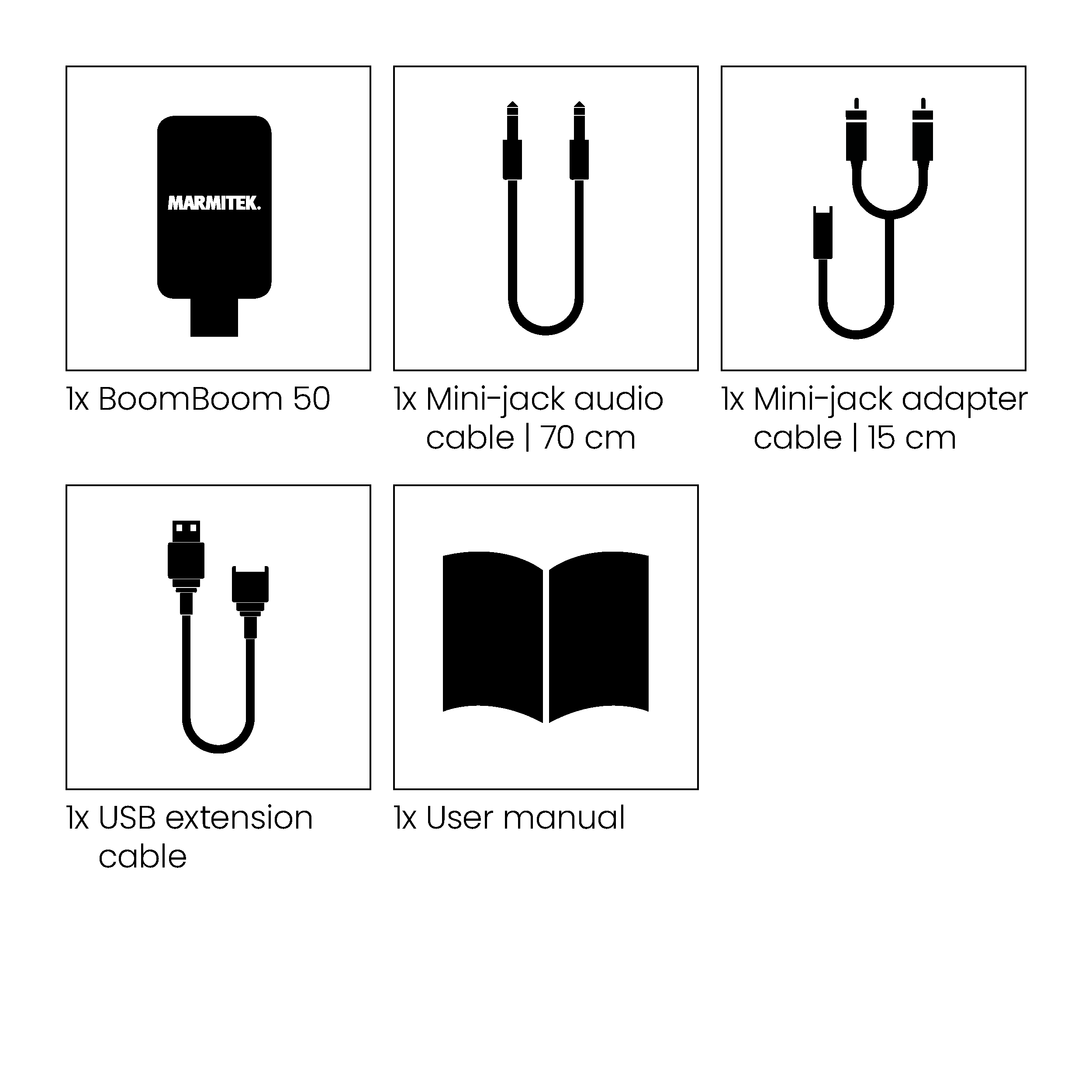 Marmitek Marmitek BoomBoom 50 Bluetooth zwart