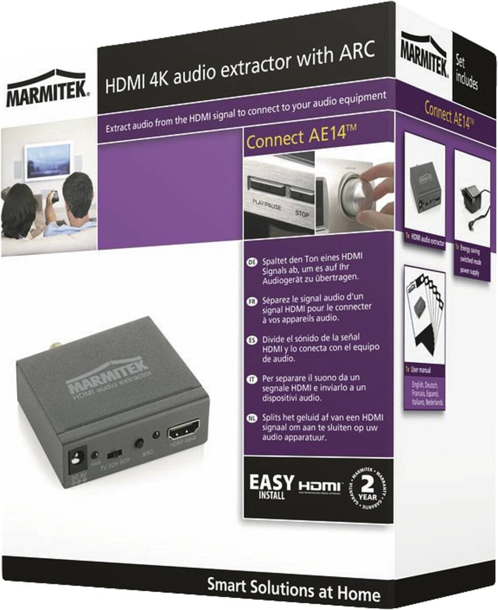Marmitek Marmitek Connect AE14 4K Audio Extractor
