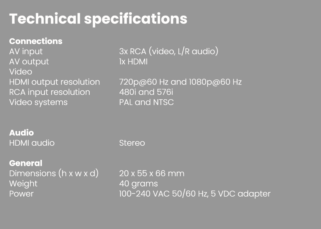 Marmitek Marmitek Connect AH31 zwart