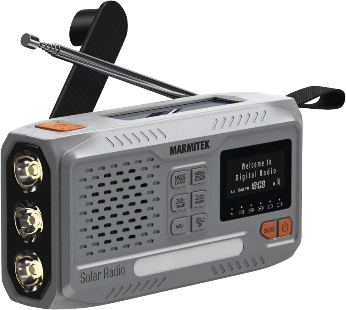 Marmitek Marmitek RESQ 100 Outdoor Noodradio grijs