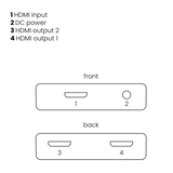 Marmitek Marmitek Split 312 UHD zwart