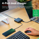 MAXO 100W 4-PORT DESKTOP CHARGER.