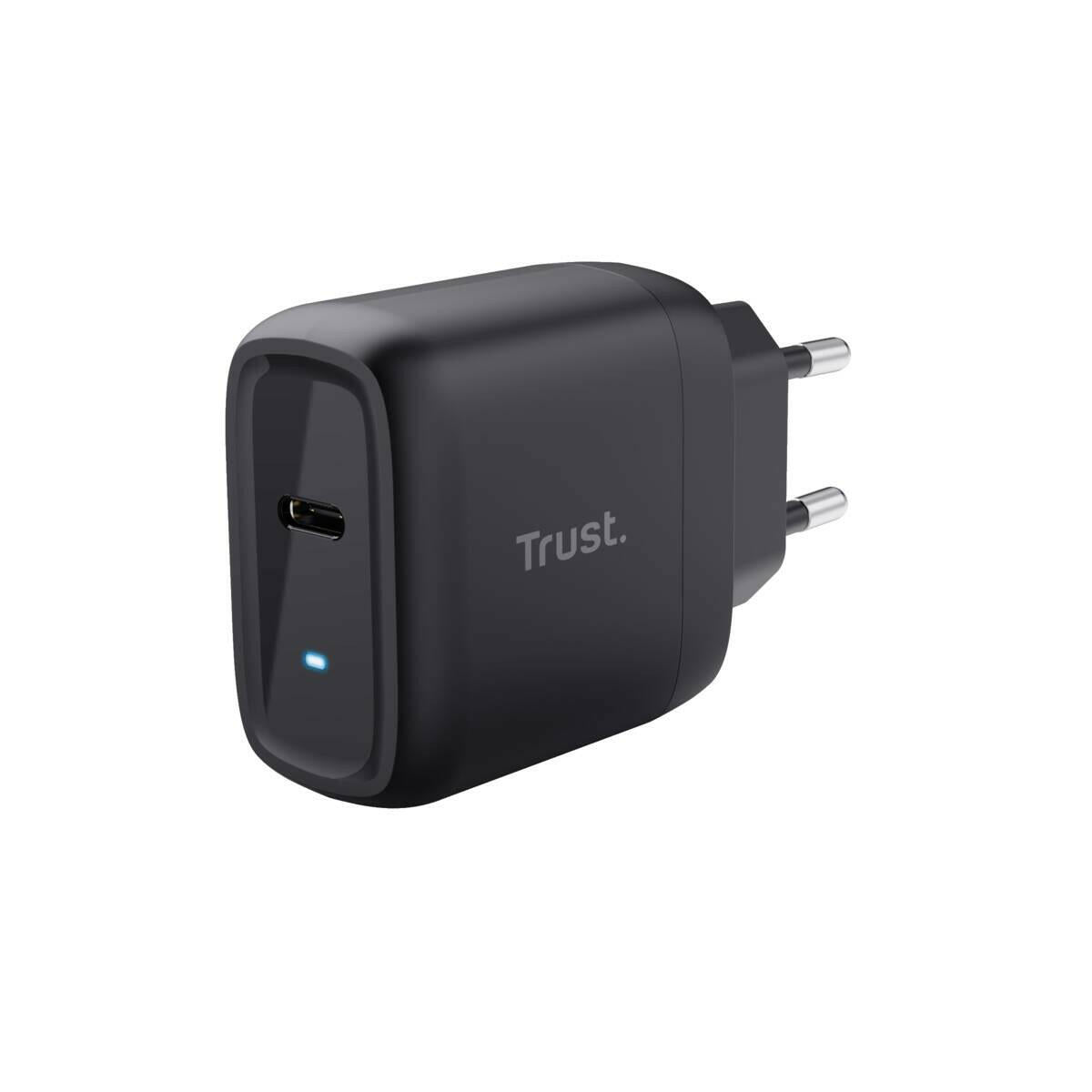 Trust Maxo 45W USB-C Charger zwart.