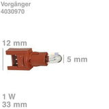 Miele ANZEIGELEUCHTE 12V 1W