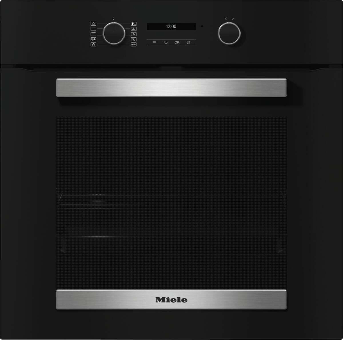 Miele Miele H 2465 B obsidiaanzwart-rvs look