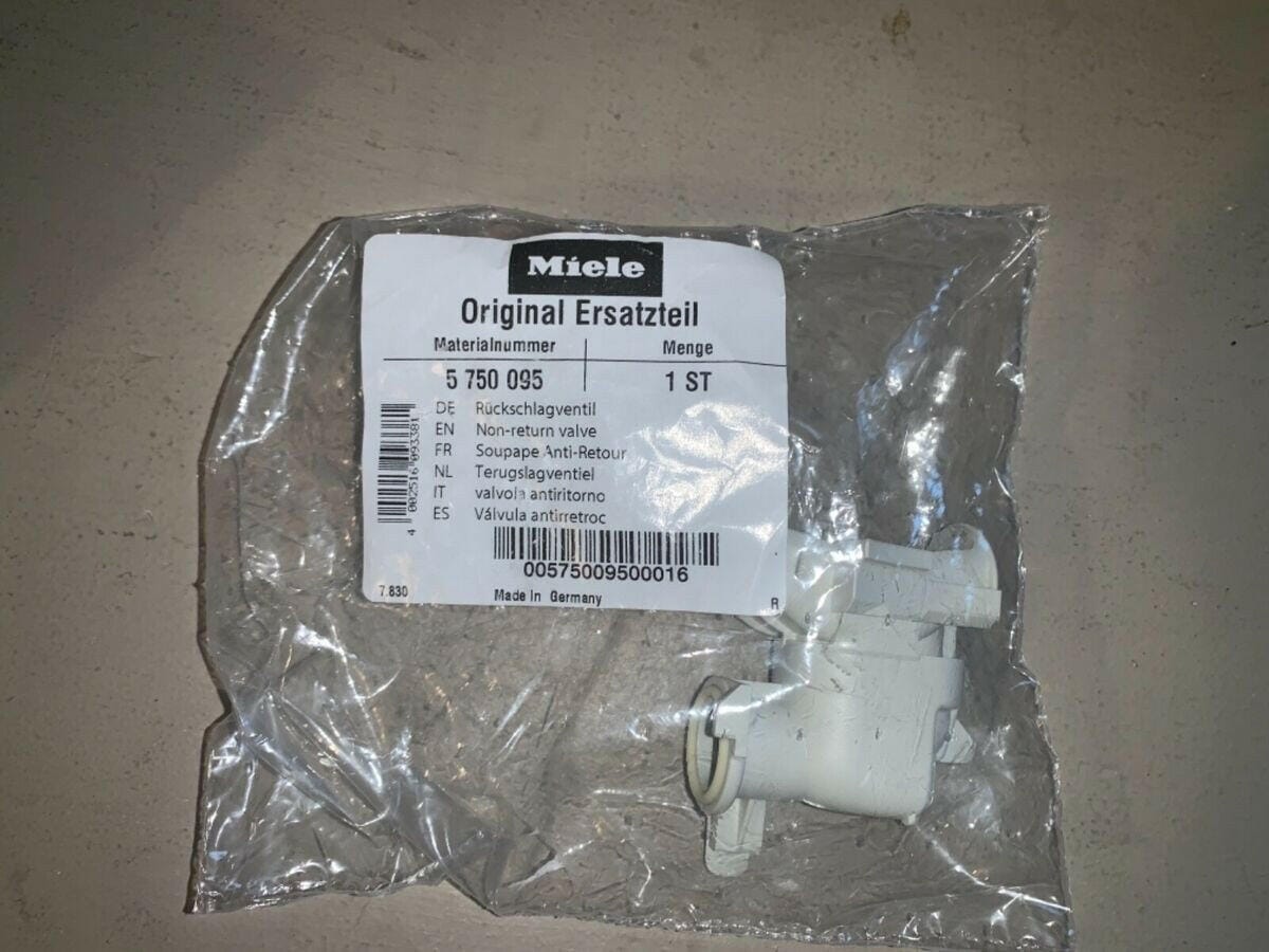 Miele MIELE TERUGSLAGVENTIEL