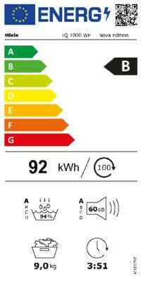 Miele Miele TQ 1000 WP Excellence EcoSpeed & Wash2Dry & SteamFinis