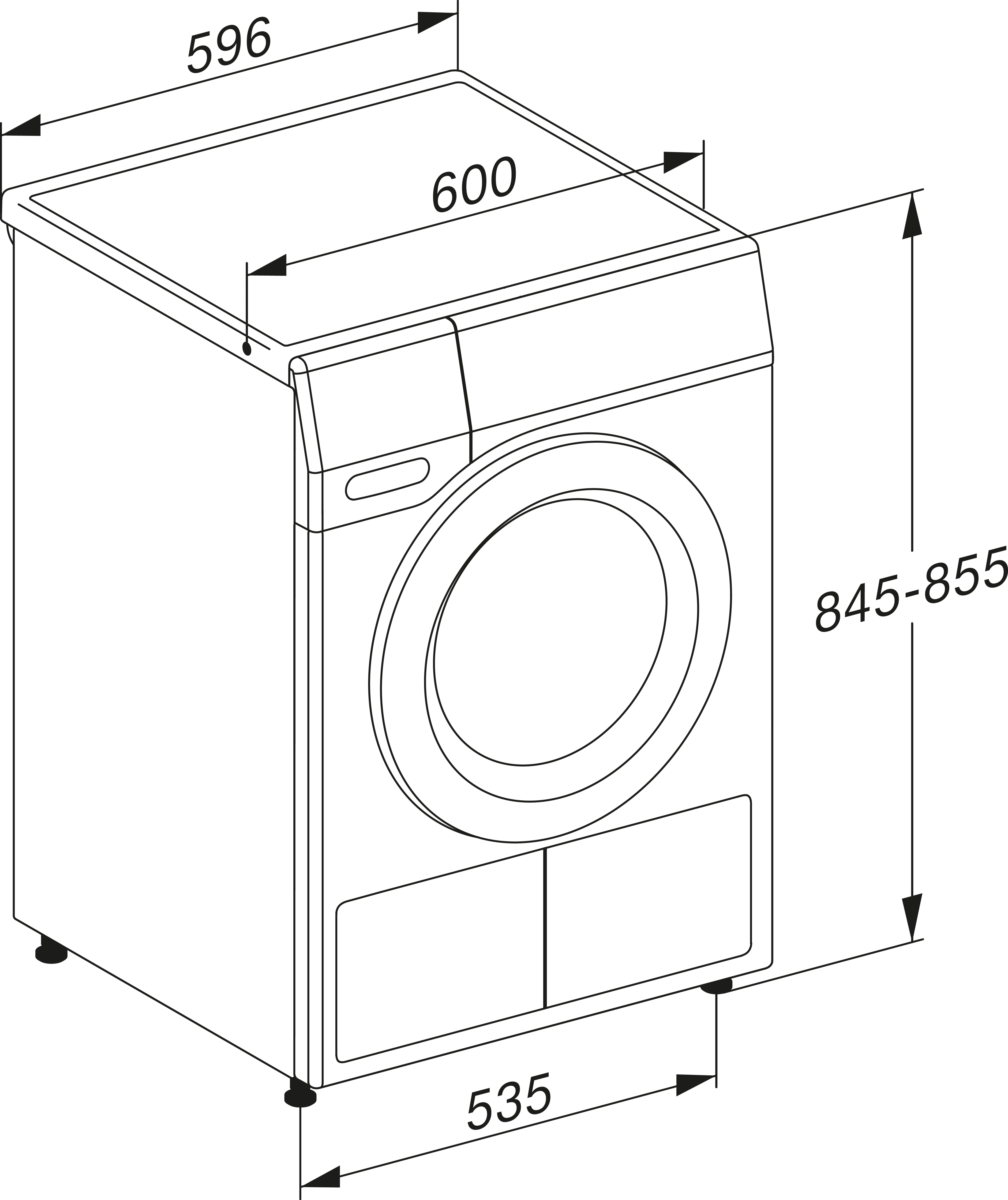 Miele Miele WEG 895 WPS Excellence PowerWash & TwinDos & SteamCare