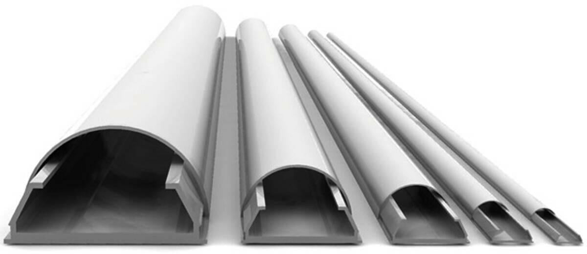 Multibrackets Kabelgoot 33 mm-1600 mm wit.