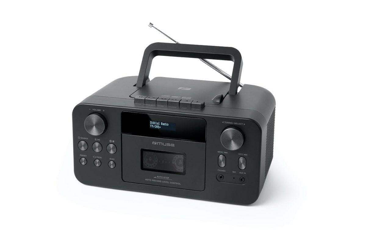 Muse Muse M-182 DB Radio CD speler DAB+ zwart