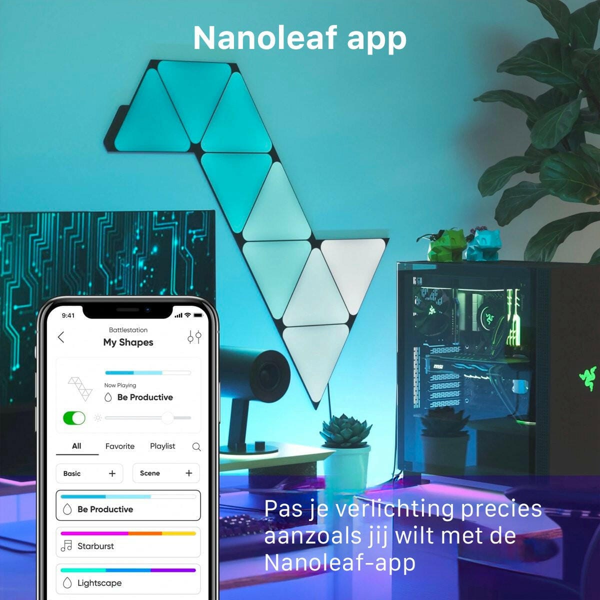 Nanoleaf Nanoleaf Shapes Limited Edition Ultra Black Triangles Starte