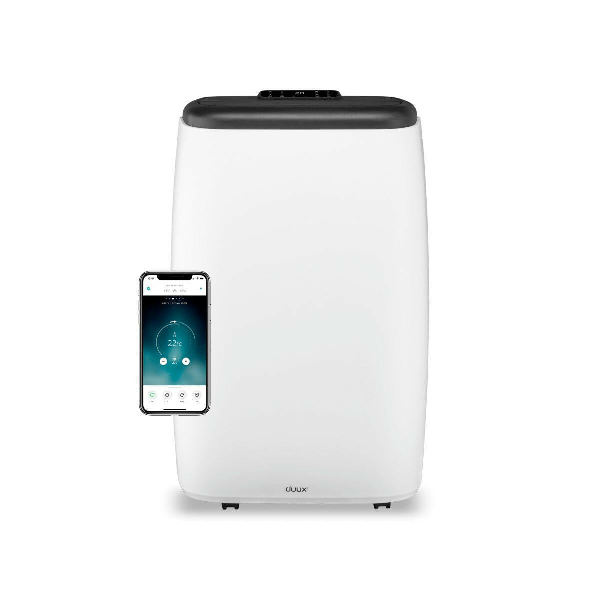 Duux North Smart Airco 14.000 BTU White Black.