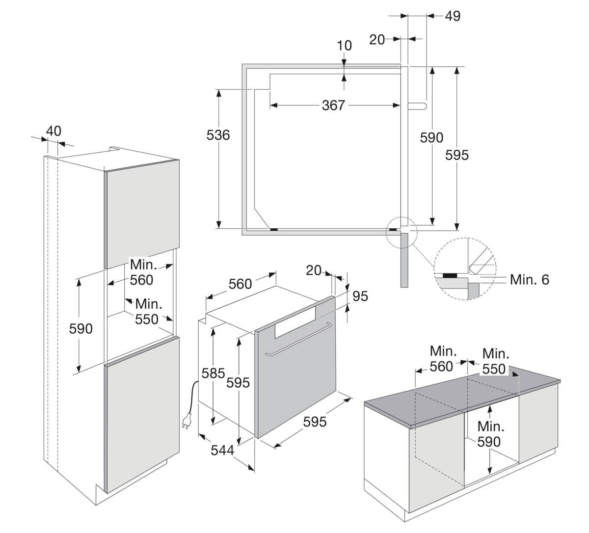Pelgrim Pelgrim OPP560MAT mat zwart