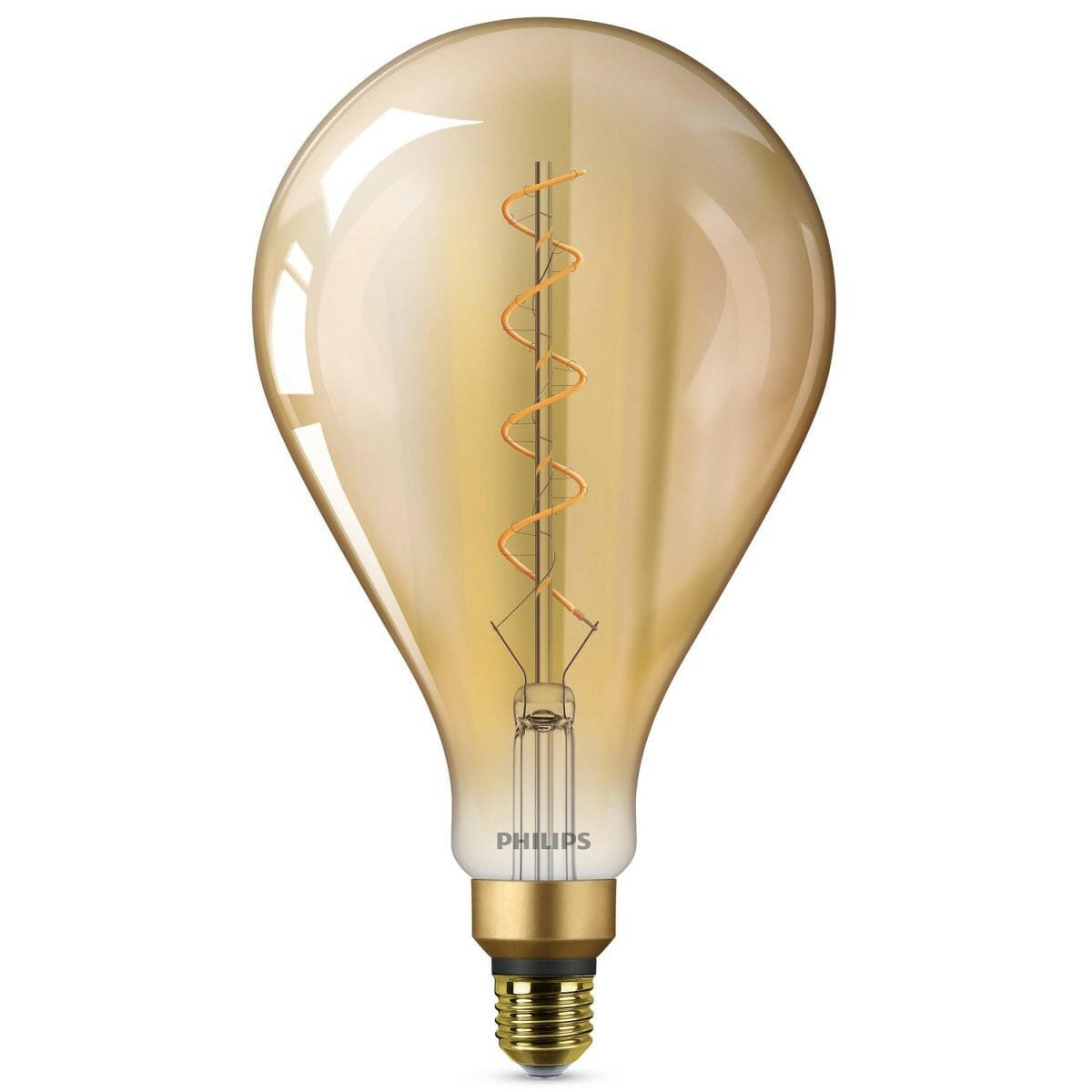 Philips LED lamp E27 25W 300Lm grote peer flame helder