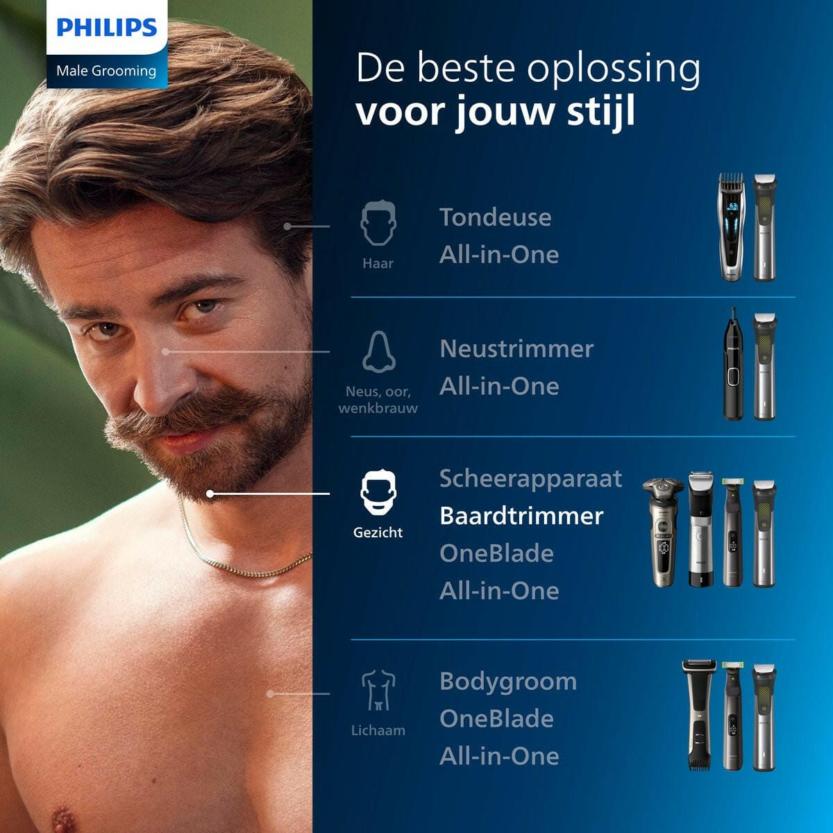 Philips Philips BT3234/15 zwart