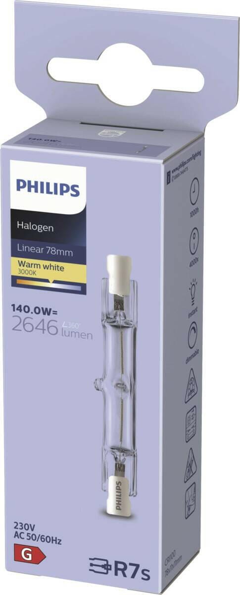 Philips Philips Halo Linear 140.0W R7s 78mm 230V 1PF/12