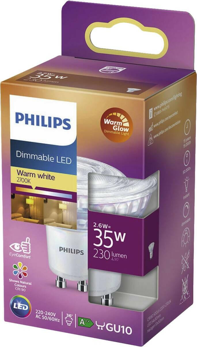 Philips Philips LED CLA 35W GU10 C90 WW 36D WGD SRT4